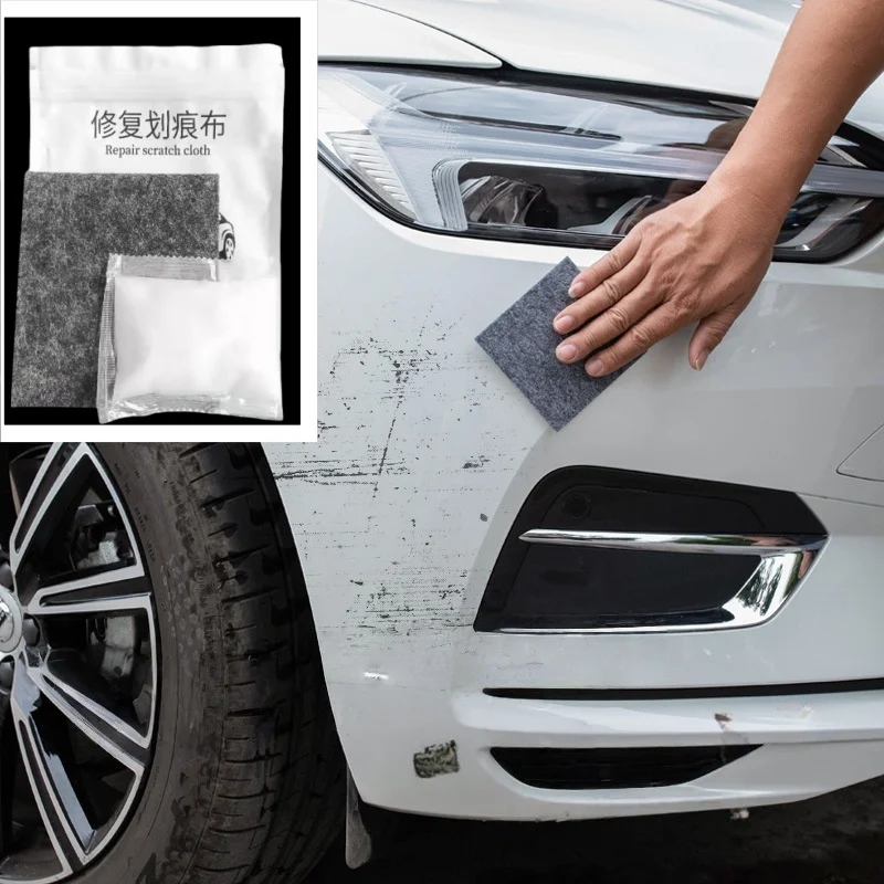 Pano removedor de arranhões de carro nano mágico atualizado pano multiuso para reparo de arranhões de pintura de carro