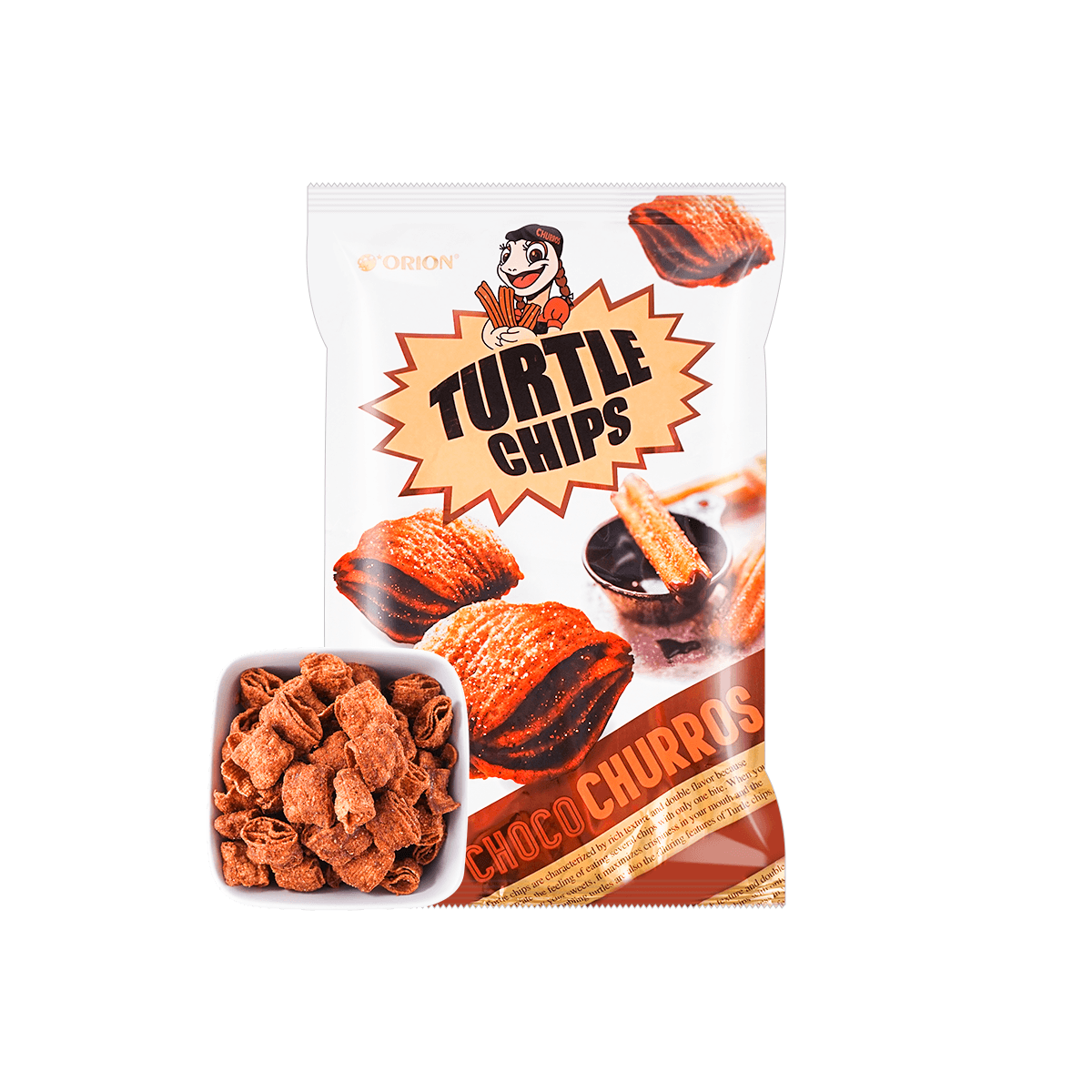 [6Packs] ORION Turtle Chip Choco Churros Flavor 5.64oz*6Packs