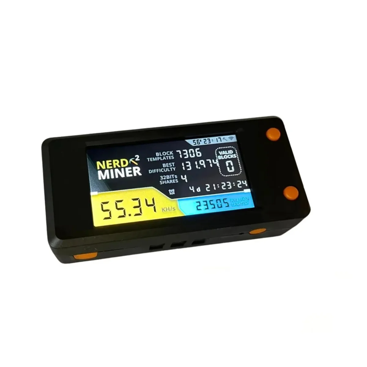 SuperDeals NerdMiner V2 78kh/S Hashrate Bitcoin Nerd Miner BTC Lottery Miner Solo Btc Crypto Miner Maszyna górnicza z wyświetlaczem