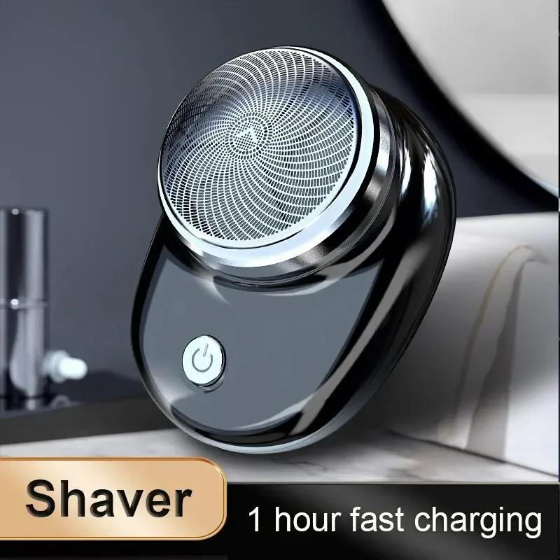 Groothandel elektrisch scheerapparaat Opladen Mini Pocket Travel Razor Draagbaar draadloos afneembaar scheerapparaat FacialBeard- en lichaamshaartrimmer