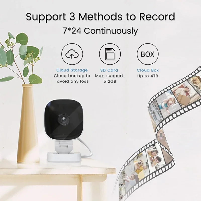 Xiaomi-Mini cámara inalámbrica 4K HD, web gran angular, aplicación de monitoreo interior con versión nocturna, Audio bidireccional, cámara impermeable IP65 ﻿