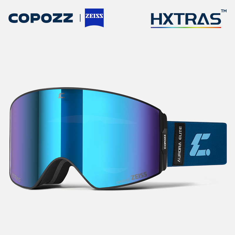 COPOZZ nowe męskie magnetyczne gogle narciarskie dla dorosłych okulary narciarskie przeciwmgielne ochrona UV400 śnieg gogle snowboardowe okulary z soczewką Zeiss