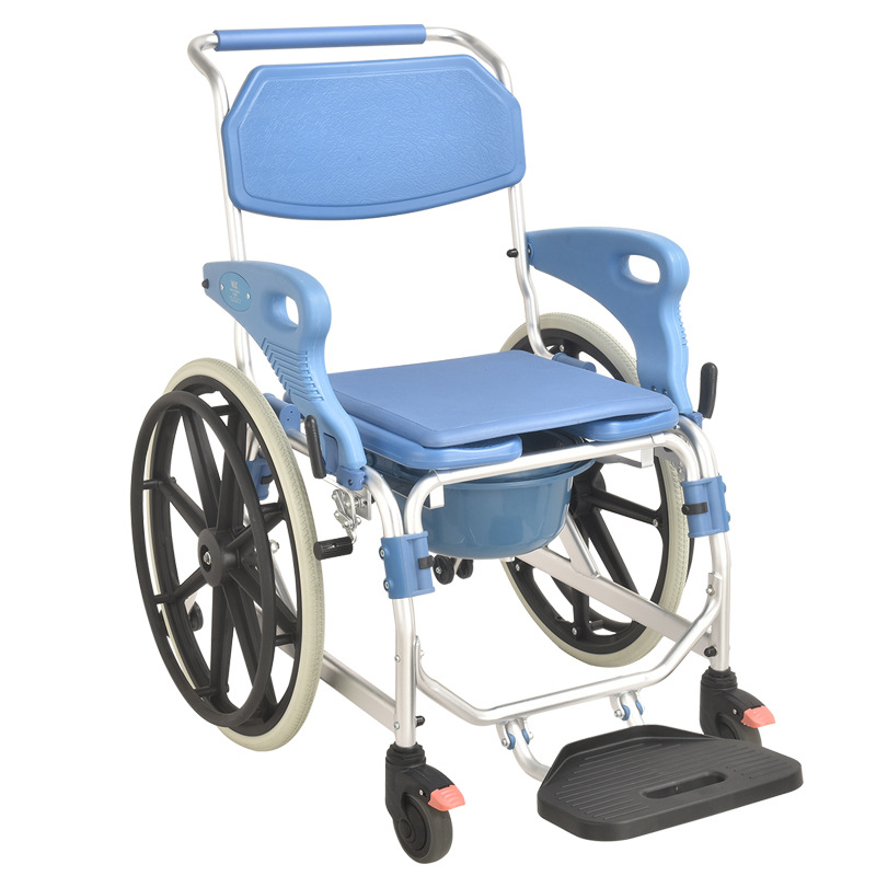 Portable Elderly Chair Shower Seat Anti Slip Bath Chair Removable Adjustable Senior Stool Free Assembly Adjustable Cane
