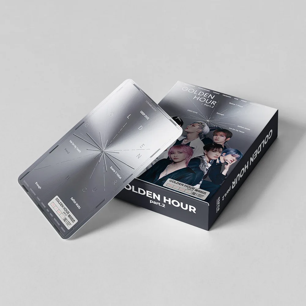 55 unids/set Kpop ATEEZ Lomo tarjetas EL MUNDO EP.1: tarjetas fotográficas de guerrilla de movimiento, novedades de alta calidad