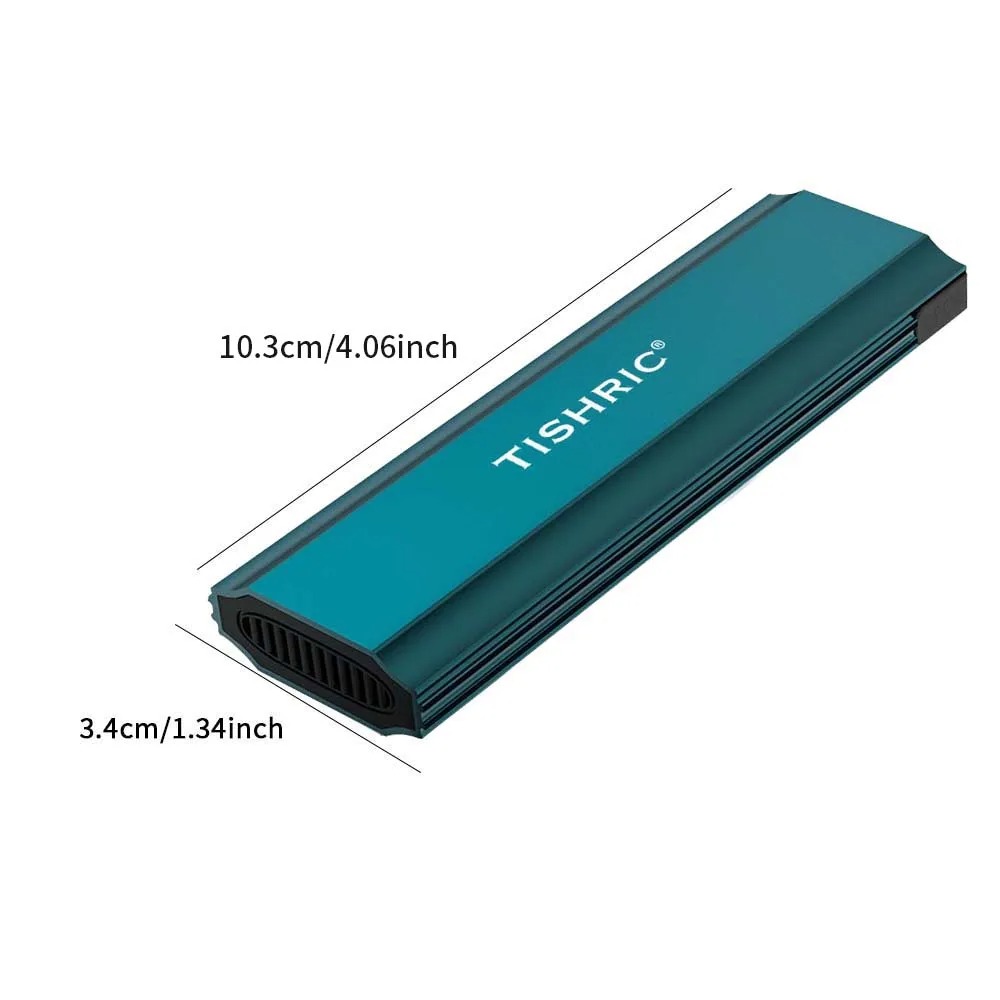 Caja de disco duro M.2 NVME/NGFF SSD 20Gbps 10Gbps USB3.2 a tipo C caja de disco duro externo para soporte SATA 2230 2242 2260 2280