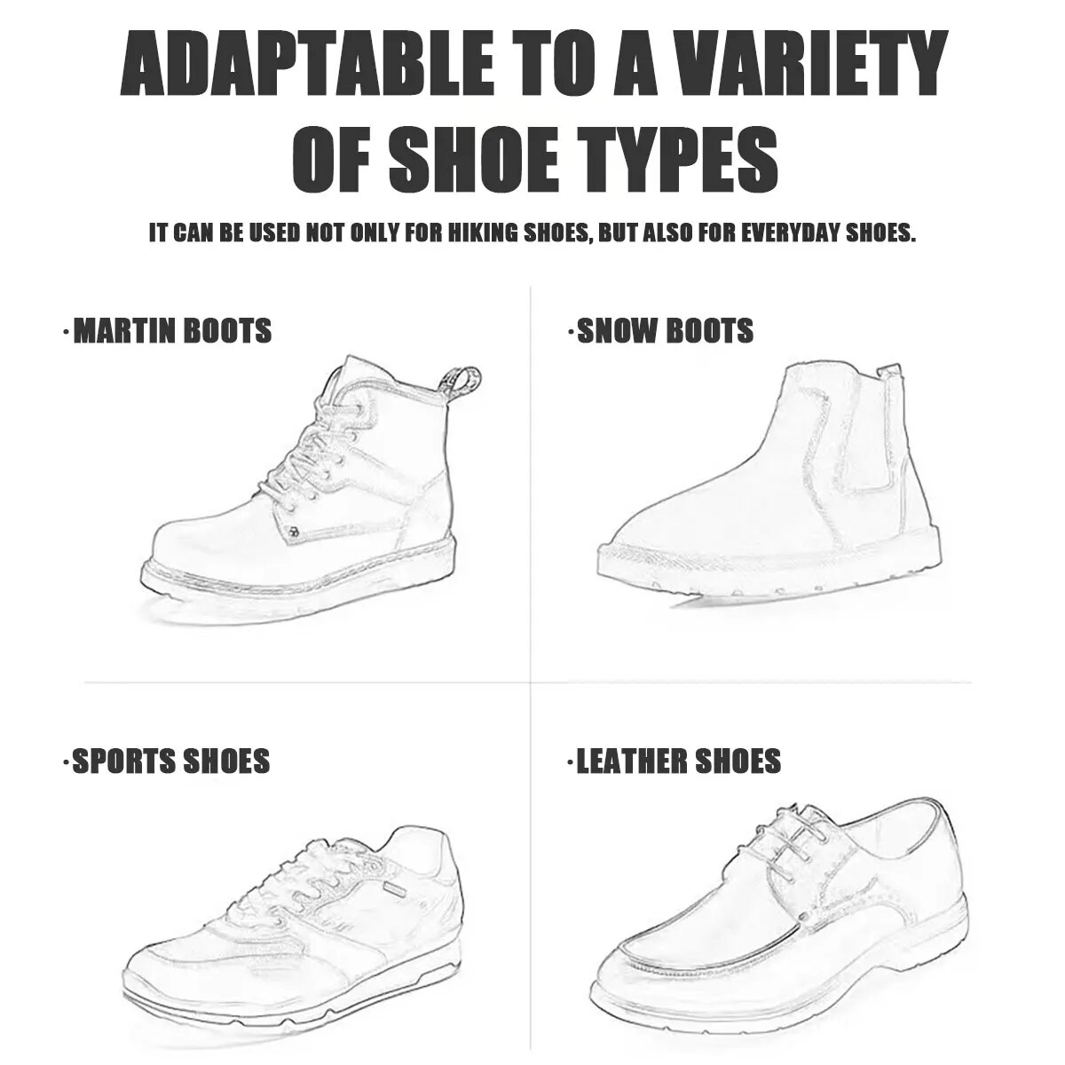 1 ペア 5 スタッド滑り止め氷雪キャンプウォーキングシューズ冬の安全ブーツユニバーサルプロフェッショナルクライミングアイゼン