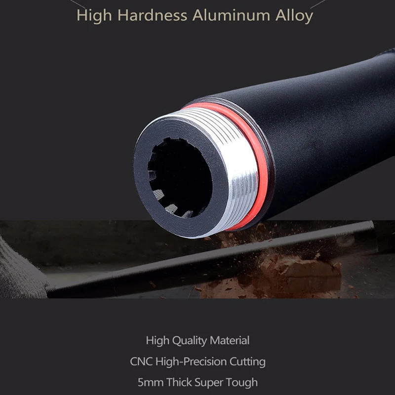 ​ ​ Linterna LED de bate de béisbol de aleación de aluminio, resistente al agua, superbrillante, para iluminación de autodefensa de emergencia al aire libre ​