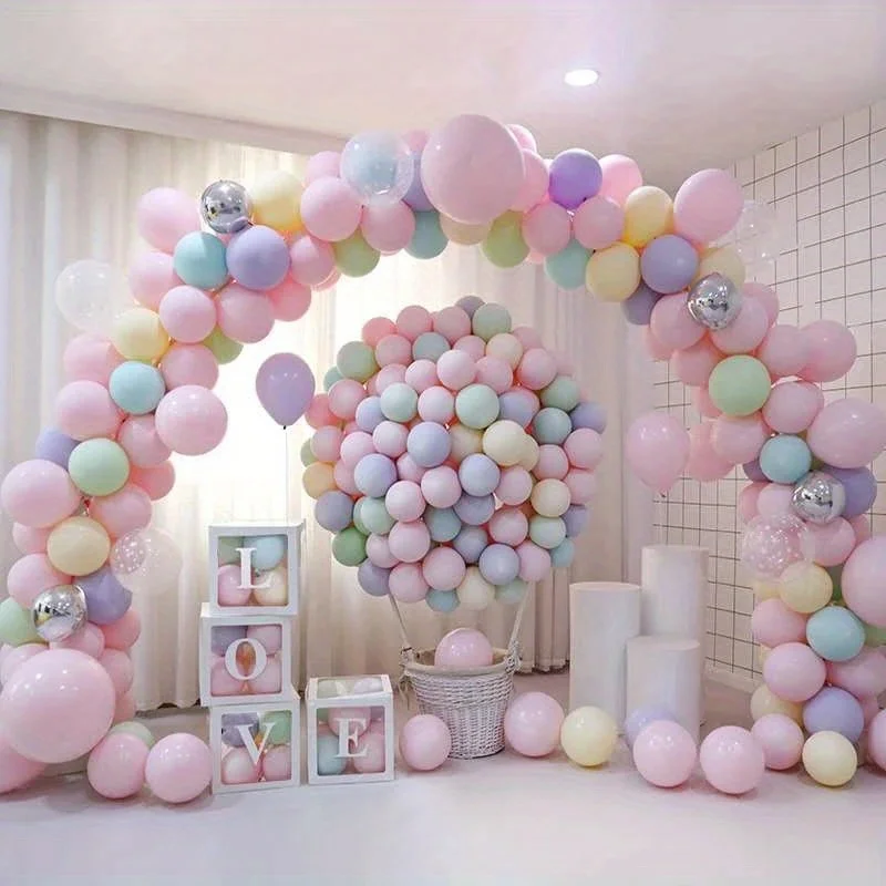 20 stuks gemengde kleuren macaron ballonnen pastel regenboog ballonnen macaron ballonnen multi kleur ballonnen feestdecoraties
