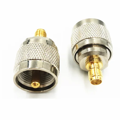 1 Uds UHF-SMA adaptador SMA a UHF PL259 SO239 enchufe macho y conector hembra conectores adaptador Coaxial RF