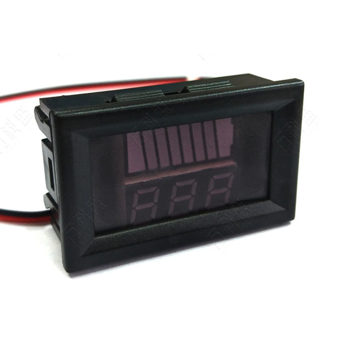 0.56 ''สีแดงสีฟ้า LCD Digital Voltmeter 12V 24V 60V 72V แบตเตอรี่ตัวบ่งชี้ความจุตะกั่วกรดรถรถจักรยานยนต์เครื่องทดสอบแรงดันไฟฟ้า