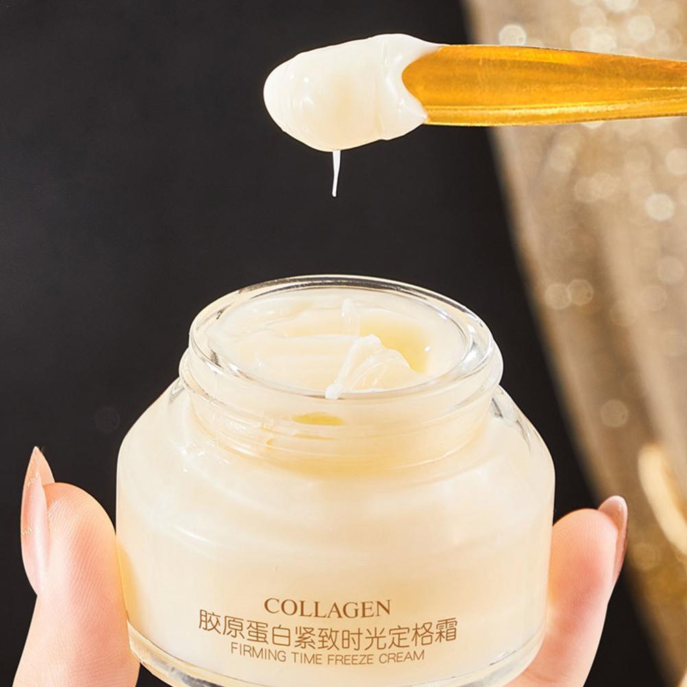 Colágeno Face Lifting Creme, Refirmante, Hidratante, Iluminador, Reduz Rugas, Linhas Finas, Iluminar Produtos de Pele, 50g