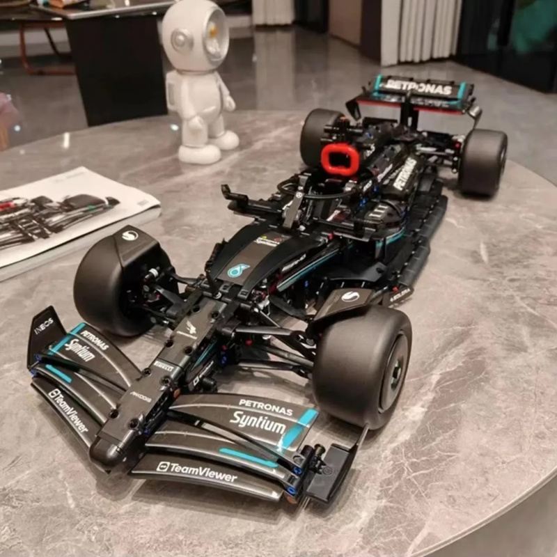 Technical F1 W14 E 42171 Race Car Performance 1642PCS  Building Blocks Sport Car Model Kits Vehicle Toy Gift