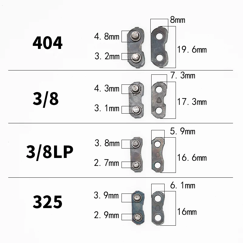 10 Pairs Professional Saw Chain Lock 0.404" 0.325" 3/8" 3/8"LP Is Available