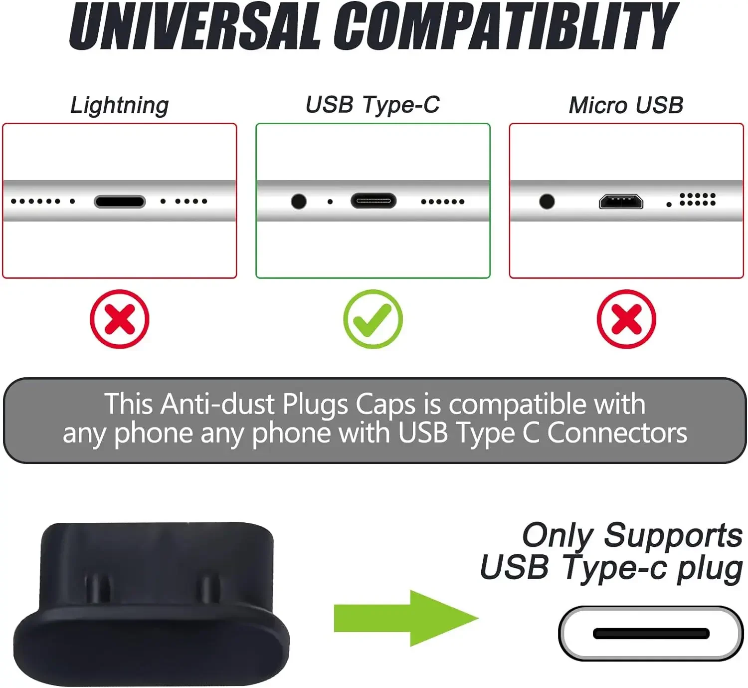 10/1PCCS Type-C 먼지 플러그 USB 충전 포트 보호기 삼성 화웨이 Xiaomi 전화 먼지 플러그 용 실리콘 방진 플러그 커버 캡