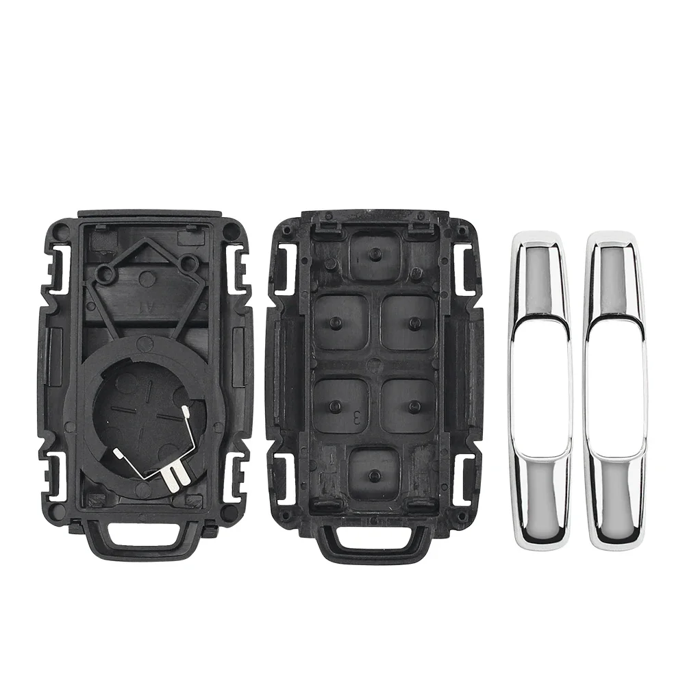 KEYYOU スマートリモートキーシェルケースシボレーシルバラード 1500 3500 2500 コロラド GMC シエラキャニオンタホ 2014-2106 2017 2018