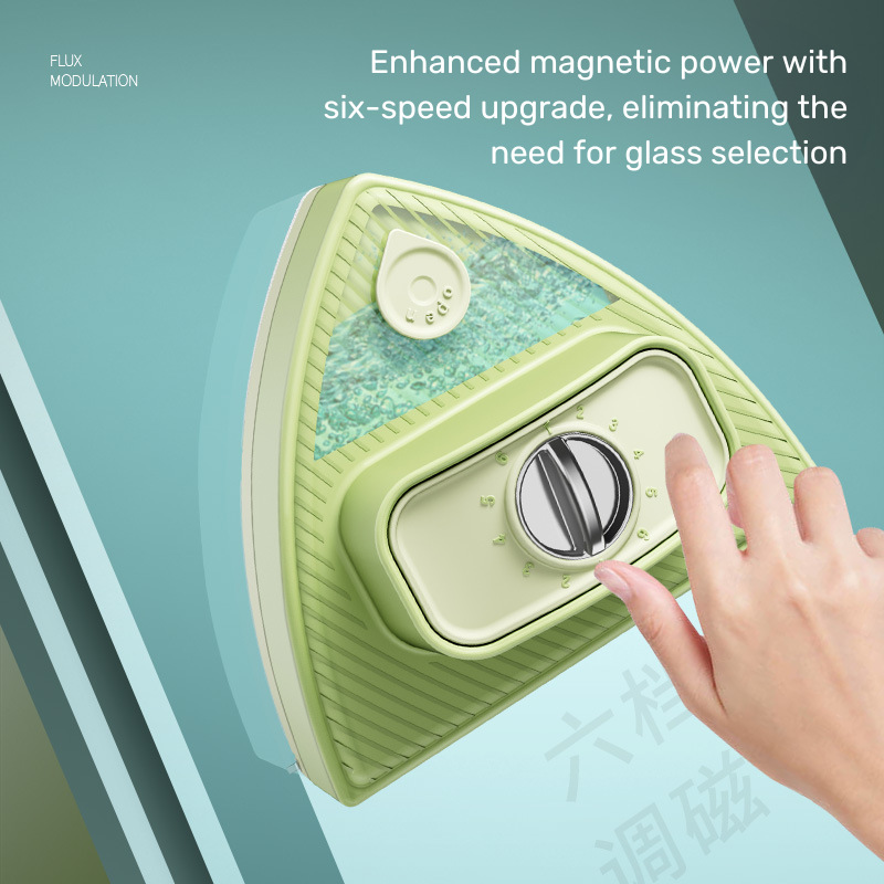 Nueva herramienta de limpieza de vidrio, cepillo para el hogar, limpiador de ventanas magnético de doble cara, limpiador de vidrio multifuncional de construcción de gran altura