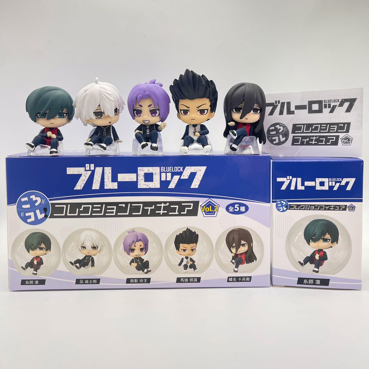 ブシロード クリエイティブトイズ ブラインドボックス ブルーロック コロコル！ コレクションフィギュア Vol.1 キュートカワイイレオバキラヒョーマちぎり国頭