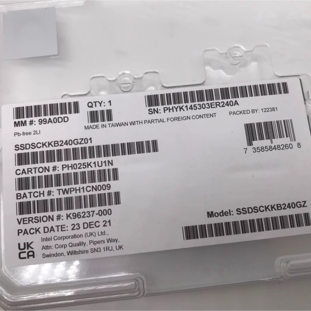 für Intel-Computer S4520 240G-Schnittstelle: M.2 2280 SATA NGFF-Protokoll Enterprise-Solid-State-Laufwerk geeignet