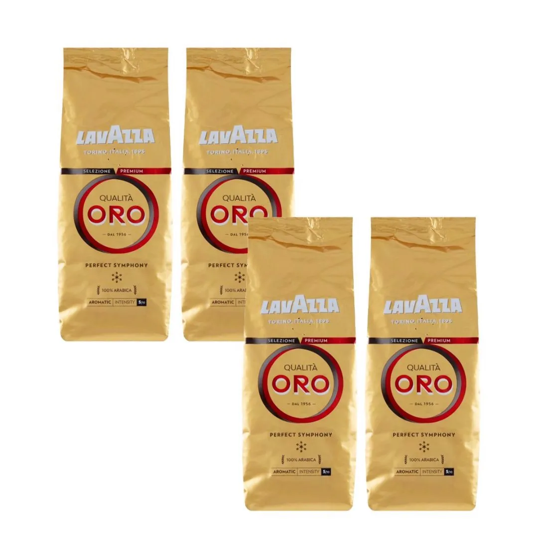 Lavazza Qualita Oro Perfect Symphony Palone ziarna kawy 250 g x 4sztuk