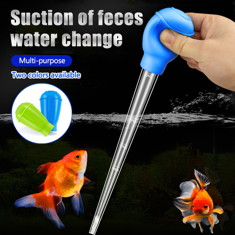 Verlengen Pipetten Cleaner Eenvoudig Schoonmaken Tool Voor Aquarium Water Wisselaar Aquarium sifon aquarium stofzuiger 29 cm 45 cm