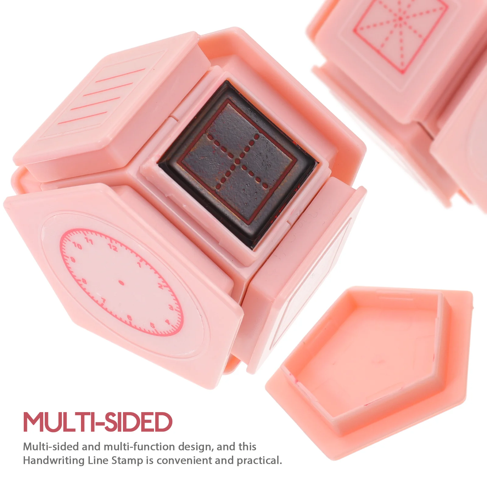Handwriting Roller Stamp Children's Learning Chapter Letter Stamps Multi-function Teacher Multipurpose Pink Toddler Postage