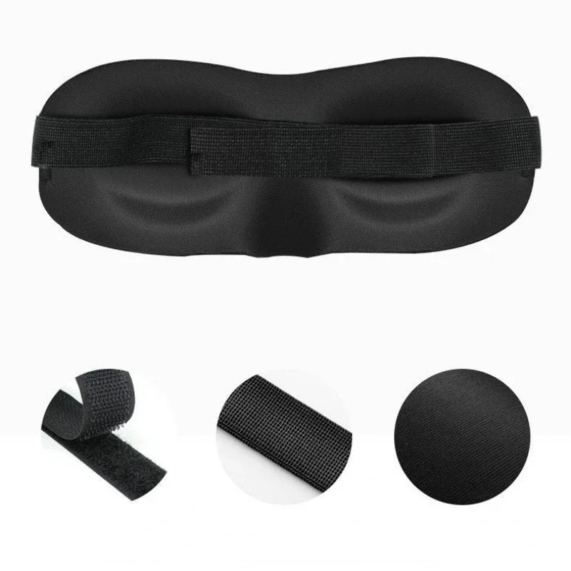 3D Mặt Nạ Ngủ Đệm Mắt Khối Ra Ánh Sáng Mềm Mại Paded Ngủ Nghỉ Ngơi Thư Giãn Viện Trợ Bao Dán Cường Lực Bịt Mắt Mặt Bóng Eyeshade Mắt patchs