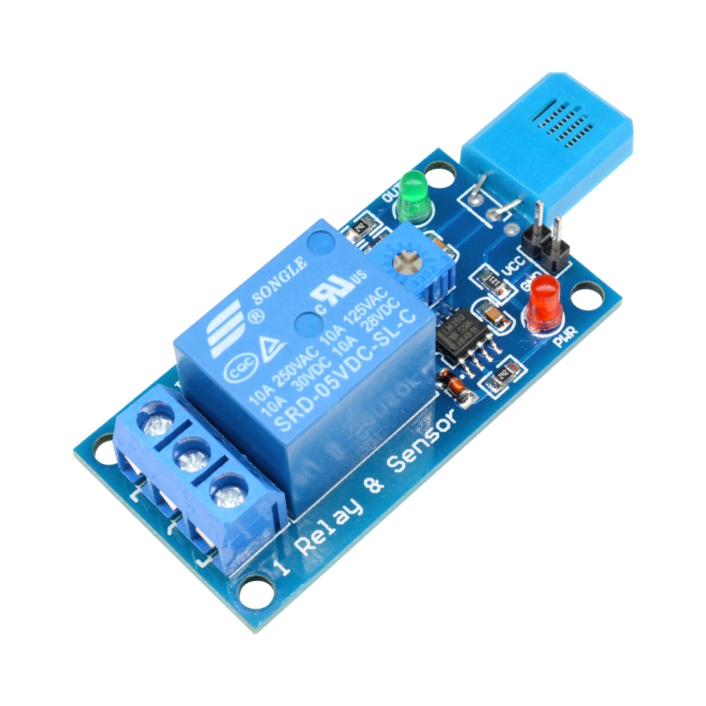 HR202 5V Humidity Switch Sensor Relay Module Sensitive Humidity Controller Sensor Module Direct drive relay