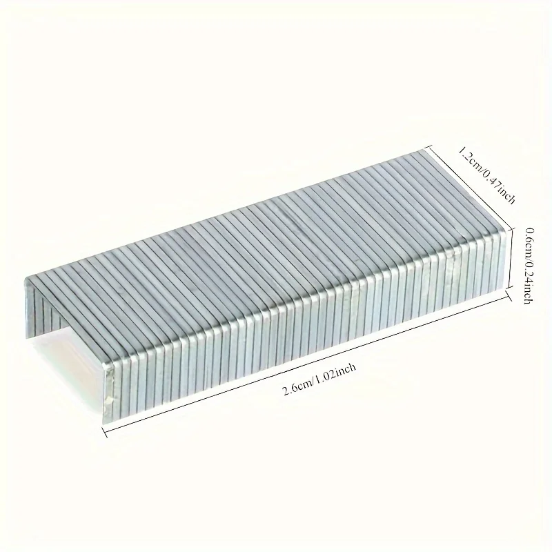 1000 Pieces of 24/6 Office Staple Clips, High-quality Standard Staples for Binding Machines, Strong and Easy To Use,