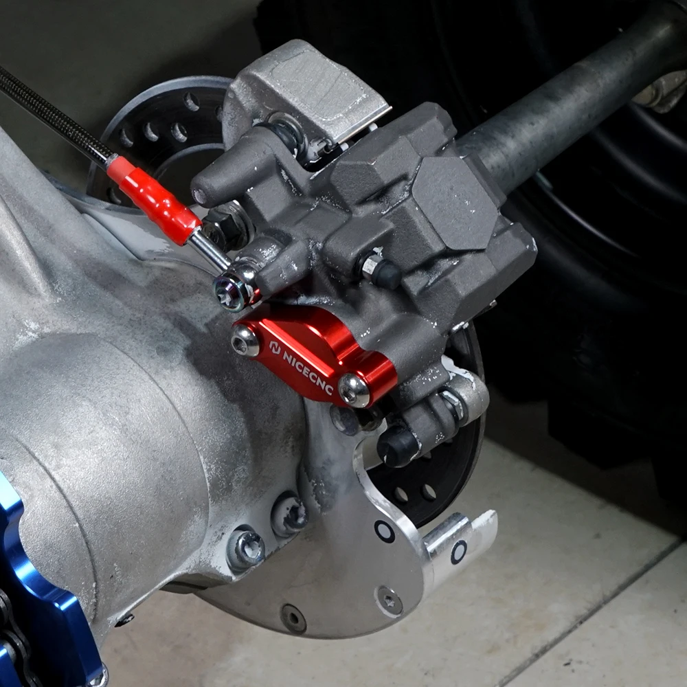 NICECNC ヤマハラプター 700R YFZ450R ATV パーキングブレーキブロックオフプレート 700 YFZ450 クワッド ATV アクセサリー