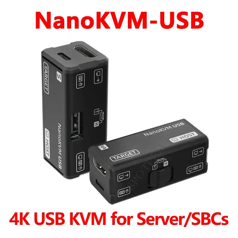 Sipeed NanoKVM-USB NanoKVM USB Tool-Kit Option с пальцами 4K USB KVM для серверных/SBC