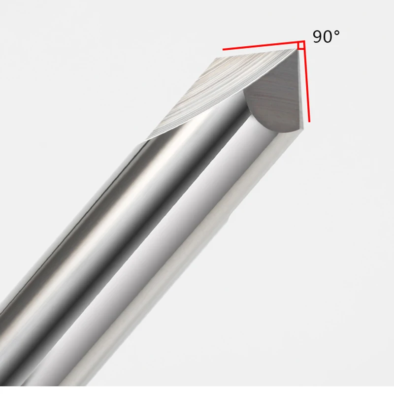 KaKarot Chamfer Carbide Milling Cutter Deburring Edges V Grove Router 90 Degree 3Flutes Tungsten Solid Carbide chamfering mill