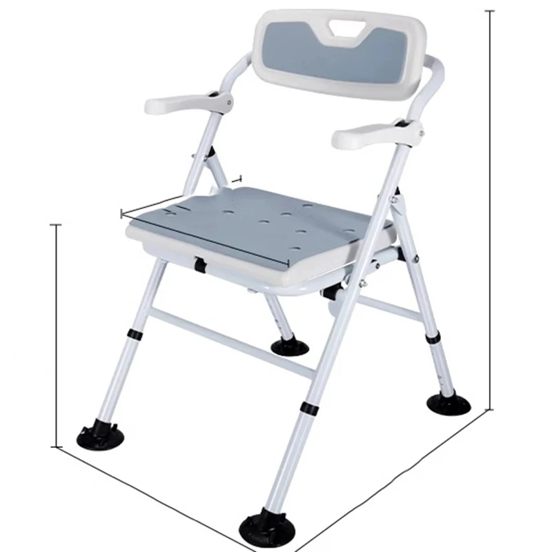 Anti Slip Bath Chair Senior Chairs Elderly Chair Senior Chairs Home Use Shower Chair Duschstuhl Mit Ruckenlehne Furniture