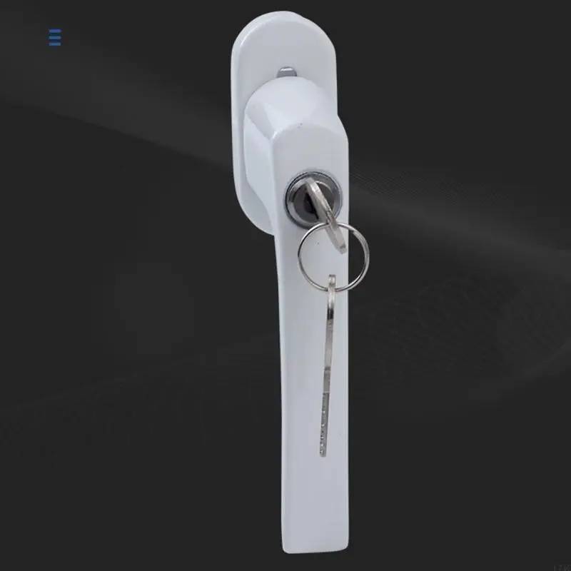 Conjunto maçaneta janela L74C Maçaneta janela com chave com chave segurança adicional simples usar