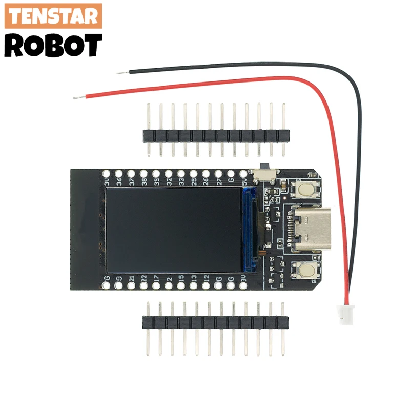 TENSTAR T-Display ESP32-D0WD CH9102 Chip 16 MB WiFi Und Bluetooth-Kompatibel Modul Entwicklung Bord 1,14 Zoll LCD Steuerung