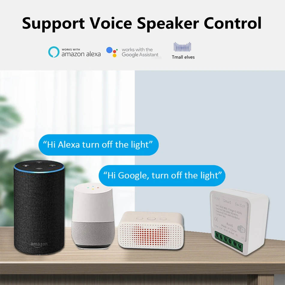 16a wifi interruptor inteligente diy sem fio tuya casa inteligente alexa yandex alice mini interruptor controle de voz em dois sentidos vida inteligente