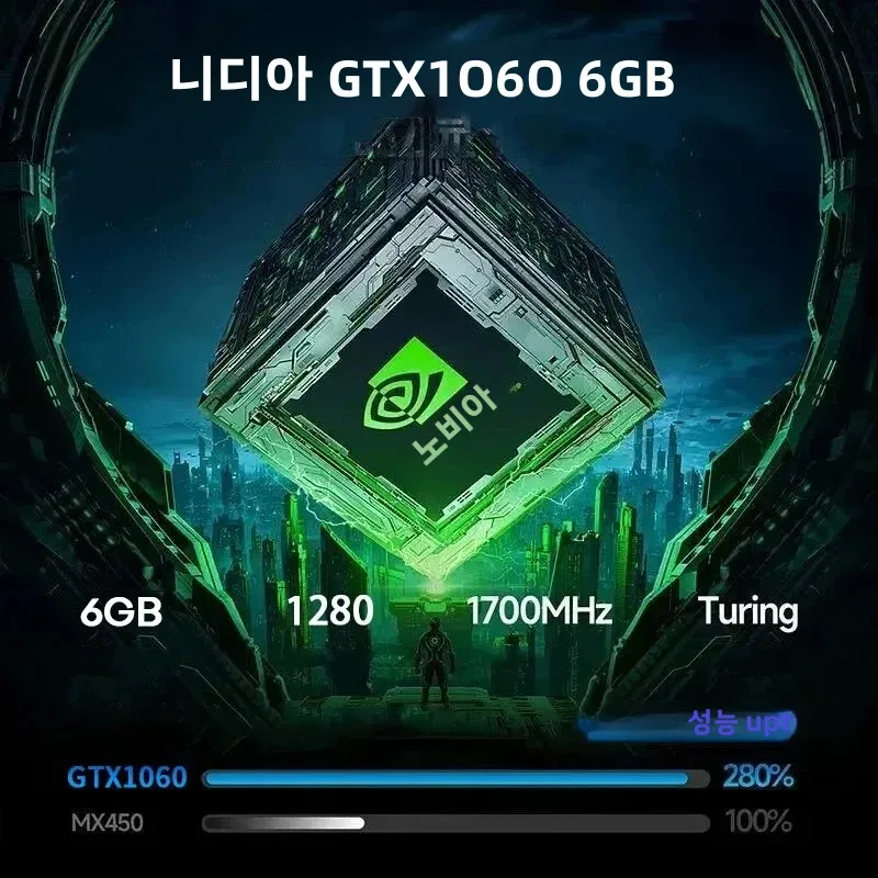 2025년형 16인치 게이밍 노트북 인텔 코어 i7-6700HQ GTX 1060 6GB 노트북 PC IPS 1920*1200 16GB DDR4 1TB SSD 윈도우 11 Pro 게이밍 노트북
