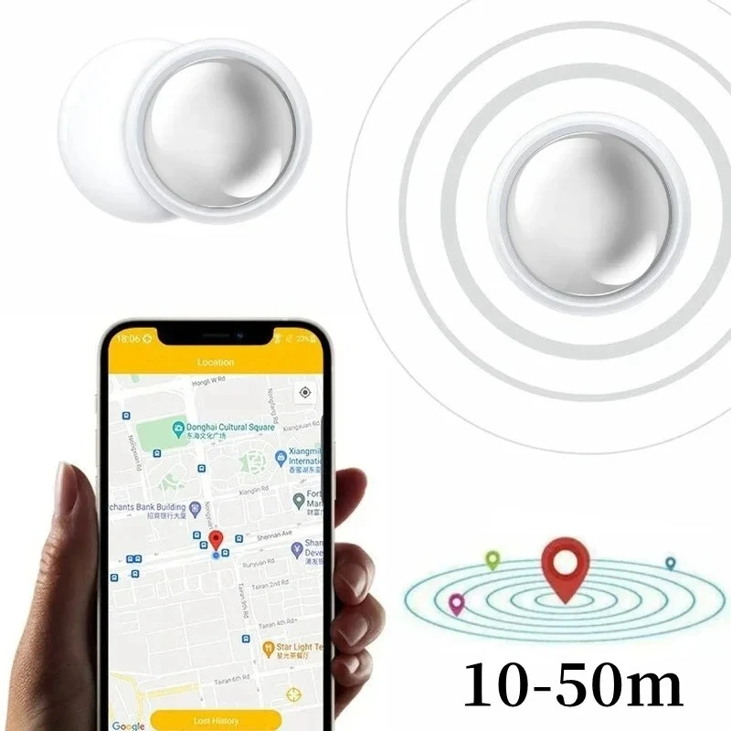 Мини-система GPS-трекера для приложения FindMy Airtag, умный Bluetooth-локатор, сумка для поиска детей, ошейник для домашних животных с трекером