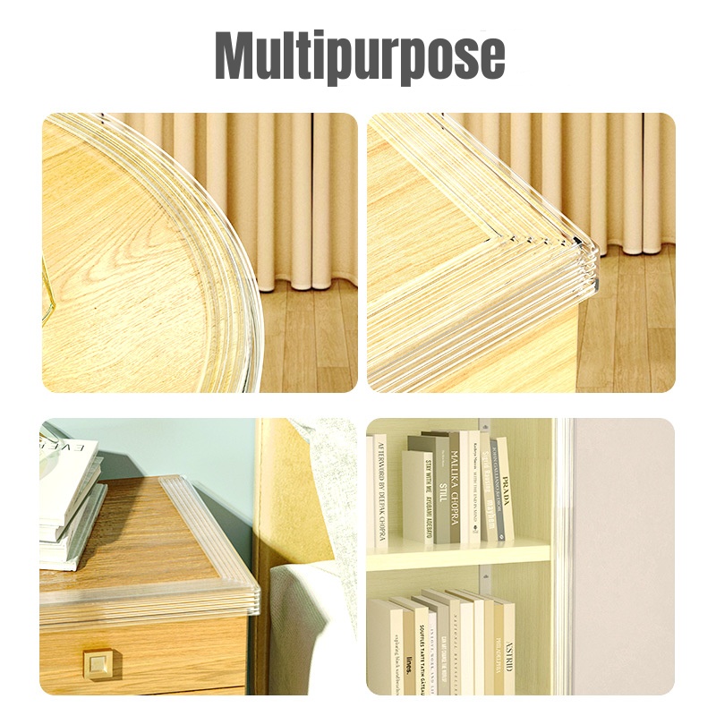 Baby Safety Transparent Anti-collision Strip Self Adhesive Table Edge Guard Strips Kids Furniture Corner Protector Bumper Tape