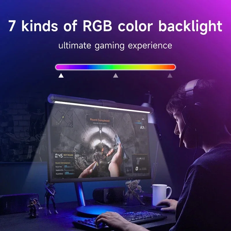 LED Eye-Care Desk Lamp Led Monitor Light Bar PC Monitor RGB Screen Light Bar Stepless Dimming Reading Hanging Table Lamp