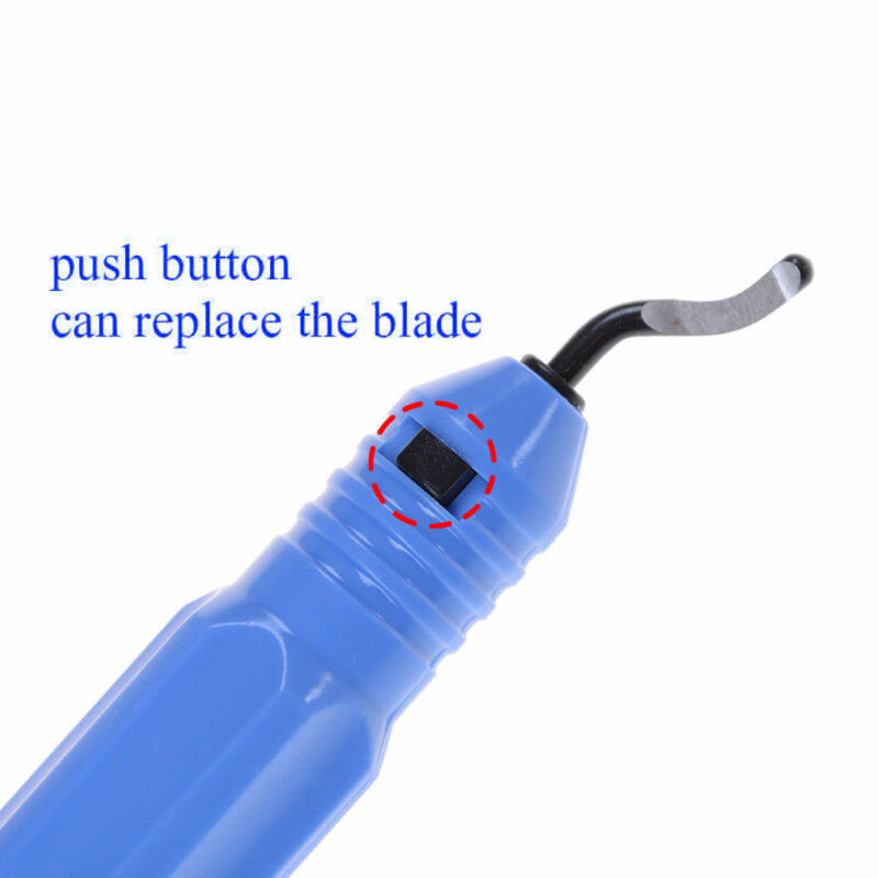 1 PCS NB1100 Burr Handle Metal Repair Deburring Tool Kit /10 PCS BS1010 Cutters Hand Deburring Rough Edges Tools