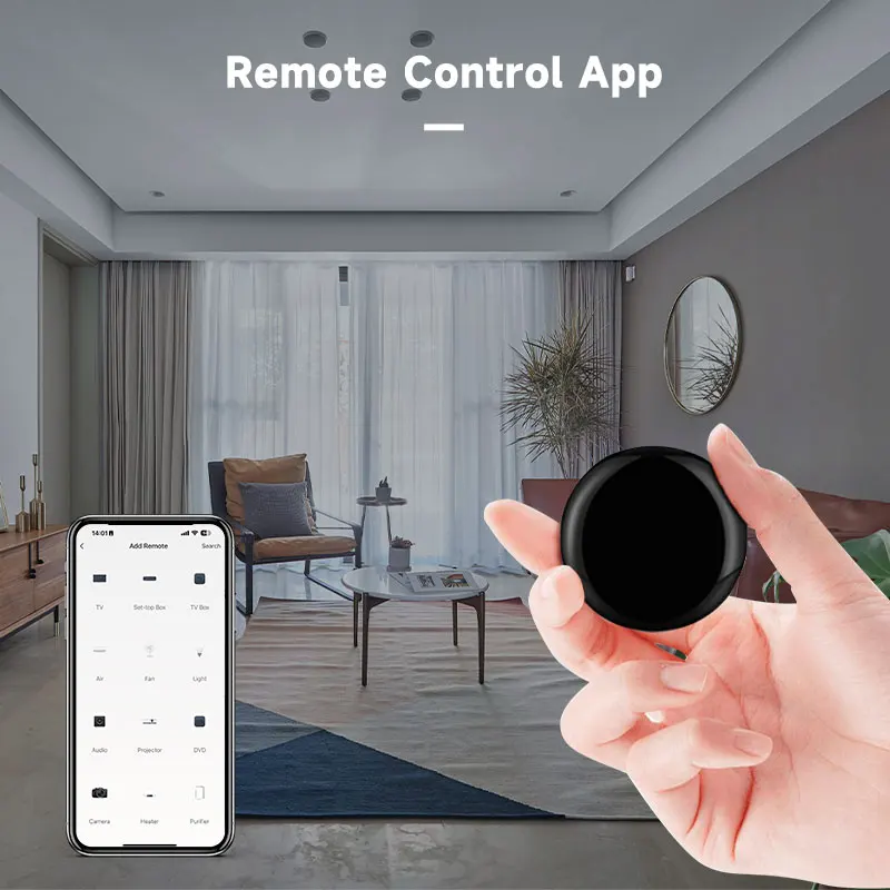 WiFi IR Remote Control Tuya Smart Home Remote Controller for TV DVD Air Conditioner AUD Works with Alexa Google Home