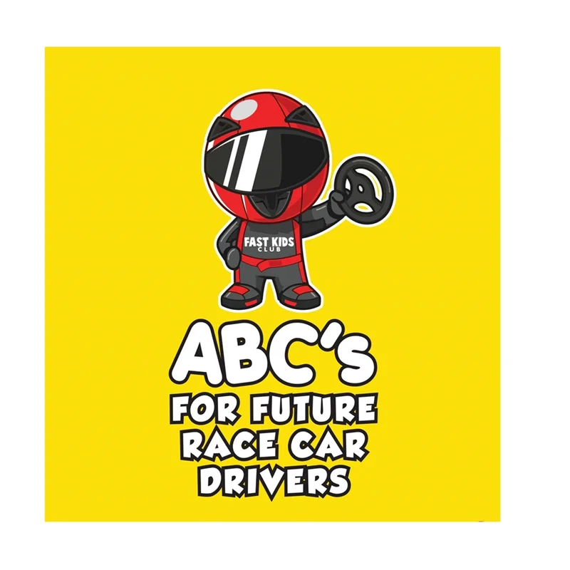 หนังสืออักษรภาษาอังกฤษ AK23-ABC สำหรับนักแข่งรถแห่งอนาคต (หนังสือเด็กเล็ก, หนังสือเด็ก, หนังสือสำหรับเด็กวัยเตาะแตะ)