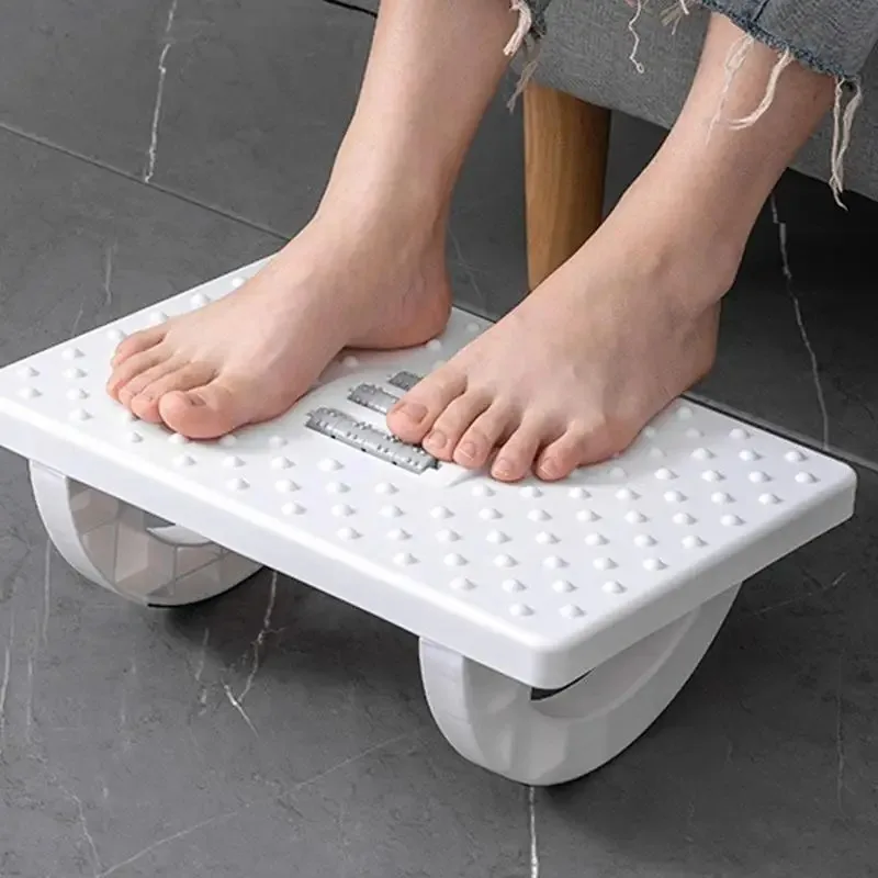 Przenośny podnóżek pod biurko Ergonomiczny podnóżek z rolkami masującymi Podnóżek do pracy w domu i biurze Szybka wysyłka