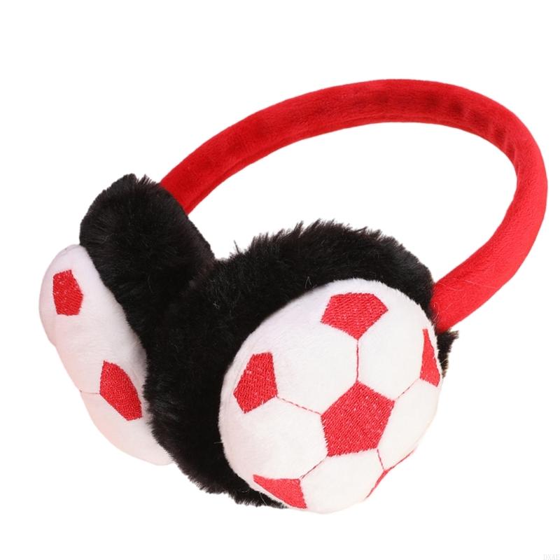 DXAE Cache-oreilles d'hiver avec football pour hommes, femmes enfants, cache-oreilles tendance, adaptés à usage