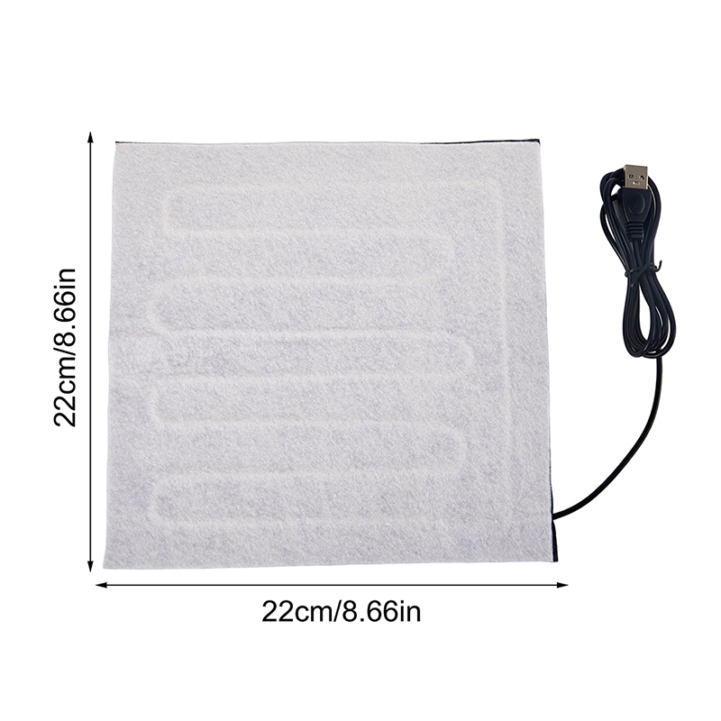 5V USB เส้นใยเครื่องทําความร้อนคาร์บอนไฟฟ้า Heated JACKET เบาะนุ่มฤดูหนาวผู้ชายเสื้อกั๊กเครื่องทําความร้อนเสื้อผ้าอุ่น Pads Keep WARM