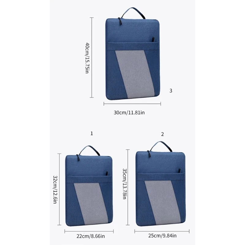 Laptop Carrying Case Laptop Sleeve with Handle Portable 12/14/15'' Laptop Case Bag Water-Resistant Computer Sleeve