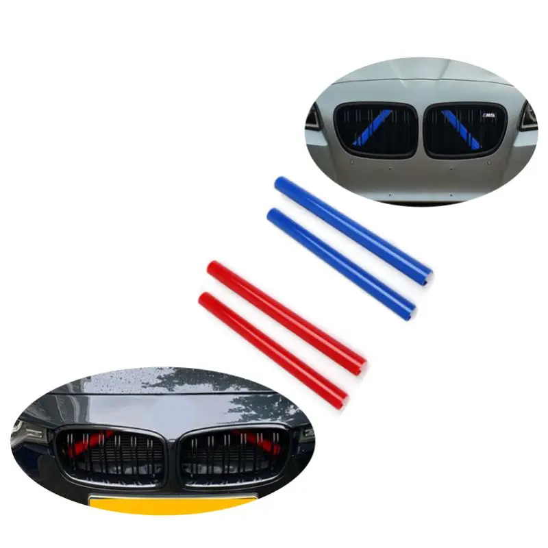 Tiras de guarnição da grade dianteira do carro capa quadro adesivo para bmw f30 f31 f34 gt 320i 328i g30 g31 g01 g02 g05 f25 f26 f20 116i 118i 120i