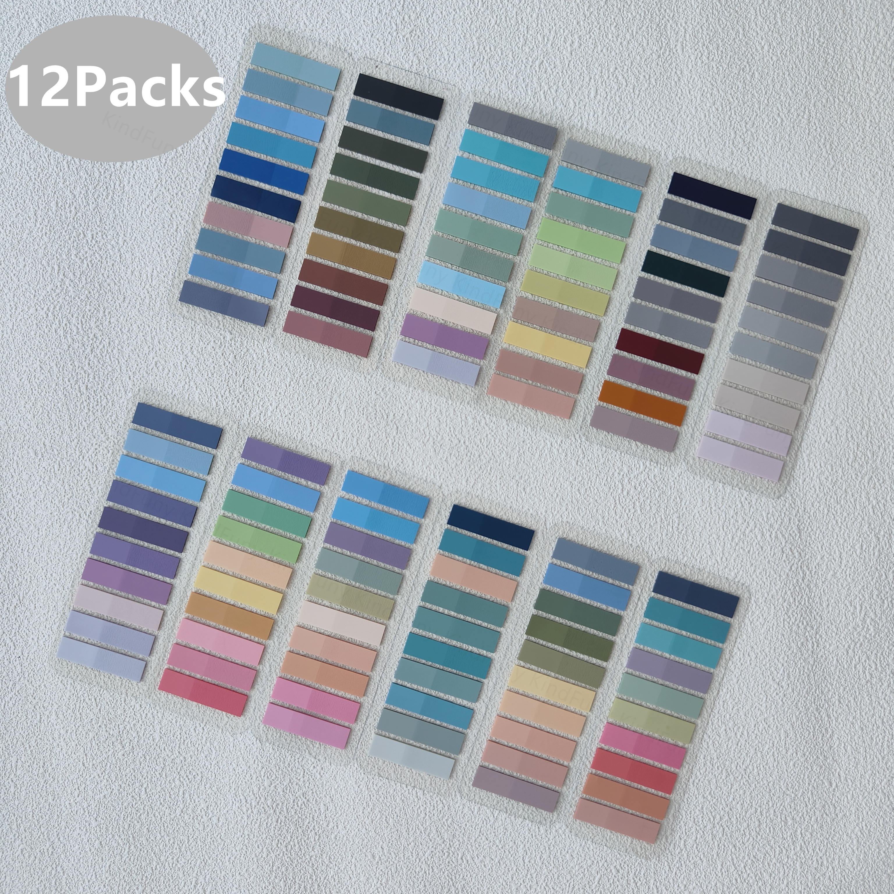 3600 PC แท็บดัชนี Self Adhesive Page Markers โปร่งใสกันน้ํา Sticky Notes จําแนกไฟล์ธง Planner สติกเกอร์