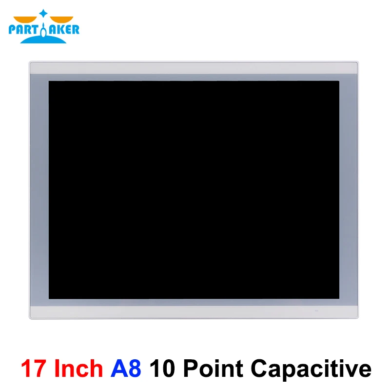 Partaker 17-calowy panel przemysłowy All In One PC Mini Computer Capacitive Touch z Core i3 i5 i7 J1900 RS232 Com Windows 7/10