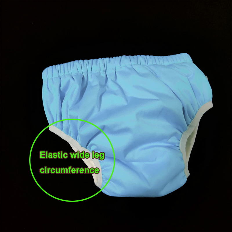 2 шт., водонепроницаемые подгузники для взрослых, 35-95 кг